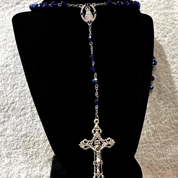 MIRACULOUS ROSARY blue iredescent - Picture 8 of 12